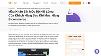 Đảm bảo thực hiện thành công các Khảo Sát Mức Độ Hài Lòng Của Khách Hàng bằng các Mẫu Email soạn sẵn, với tỷ lệ chuyển đổi cao của chúng tôi.