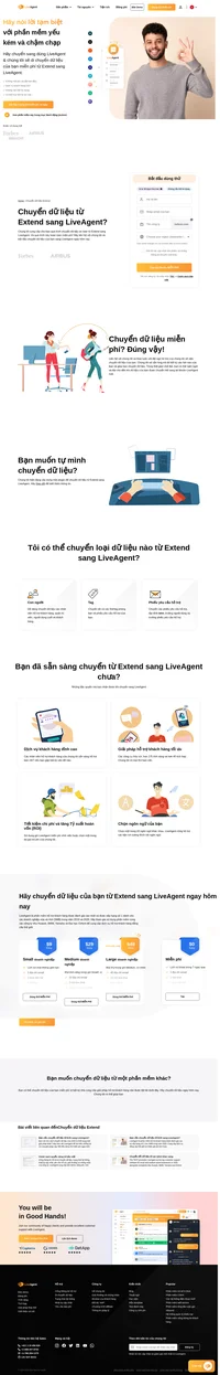 Bạn đang tìm cách chuyển dữ liệu của bạn từ Extend sang một giải pháp khác? Hãy xem xét LiveAgent để thấy những lợi ích của giải pháp này. Bắt đầu dùng thử miễn phí ngay hôm nay.