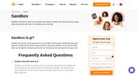 Sandbox là tài khoản chỉ sử dụng nội bộ của liveagent, thường được cài đặt dưới dạng bản dùng thử 14 ngày. Trong một số trường hợp, khách hàng có thể yêu cầu gia hạn.
