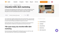 Checklist kiểm định marketing là một cách tuyệt vời để đảm bảo doanh nghiệp của bạn đang đi đúng hướng. Đây là những điều bạn cần cân nhắc trước khi bắt đầu.