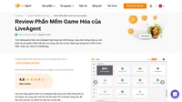 Hãy xem qua bài review này của chúng tôi về tính năng game hóa của LiveAgent, được thiết kế để giúp bạn tạo động lực cho đội ngũ nhân viên của mình cũng như cải thiện sự hài lòng của khách hàng.