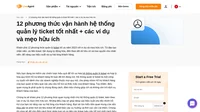 Tăng cường hiệu quả hỗ trợ khách hàng của bạn bằng các phương thức vận hành hệ thống quản lý ticket hàng đầu. Lấy cảm hứng từ các ví dụ và mẹo hữu ích để giải quyết vấn đề một cách liền mạch.