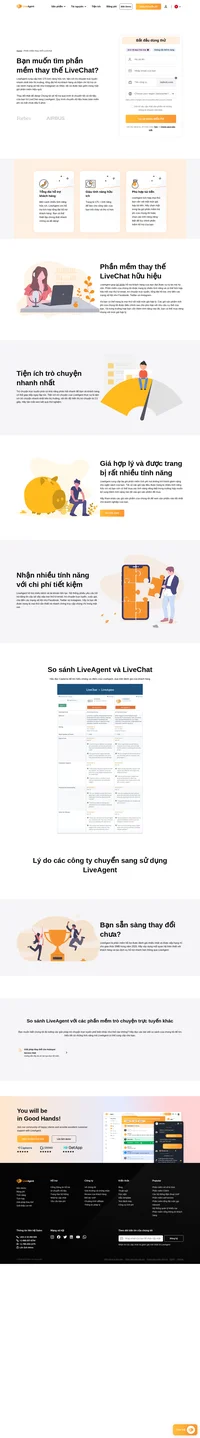 LiveAgent cung cấp hơn 175 tính năng hữu ích, tiện ích trò chuyện trực tuyến nhanh nhất thị trường. Tổng đài hỗ trợ khách hàng, thậm chí hỗ trợ cả các kênh mạng xã hội như Instagram.