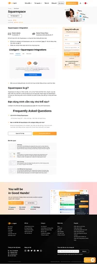 Thay đổi các trang web Squarespace của bạn bằng tích hợp mới của LiveAgent. Squarespace cho phép bạn đặt nút trò chuyện trực tuyến trên trang web để cải thiện tương tác của khách hàng.