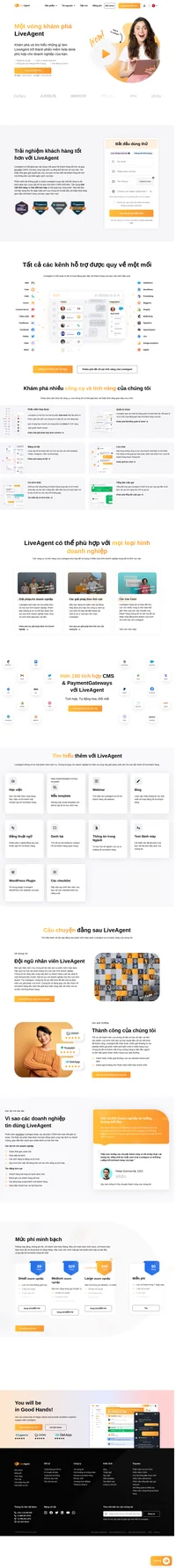 Cái nhìn tổng quan về LiveAgent và khám phá tất cả các công cụ và tính năng tuyệt vời trong ứng dụng help desk đa kênh của chúng tôi. Hãy dùng thử ngay hôm nay và cải thiện dịch vụ khách hàng của bạn.