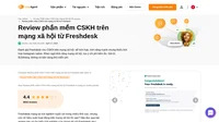 Bạn đang xem xét sử dụng Freshdesk cho dịch vụ CSKH trên mạng xã hội của mình? Hãy xem qua bài review này và tìm hiểu cách thức nó hoạt động như thế nào trong các bài test của chúng tôi.