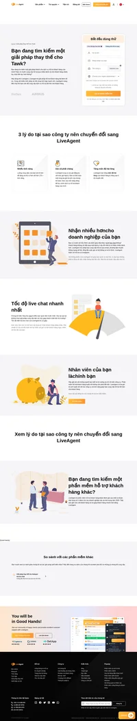 LiveAgent là giải pháp hỗ trợ khách hàng đa kênh tối ưu. Hệ thống phiếu yêu cầu hỗ trợ của LiveAgent sẽ giúp bạn quản lý mọi thứ.