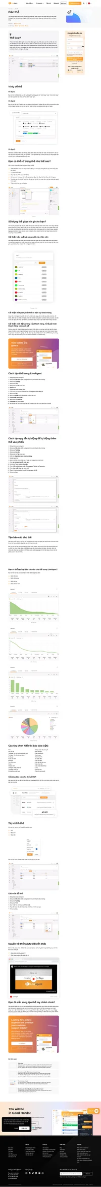 Tùy chỉnh và cải thiện quy trình công việc của bạn bằng thẻ. Xem nhanh nội dung của từng phiếu yêu cầu hỗ trợ và phân loại phiếu theo chủ đề hoặc phân khúc.