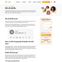 Một mã số phiếu cũng có thể giúp bạn nhanh chóng thêm vào hoặc trao đổi về tình trạng vấn đề của khách hàng bạn. Một phiếu là một yêu cầu dịch vụ từ một người dùng cuối.