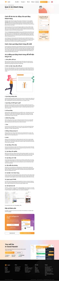 Ngày nay, sự ổn định tài chính của hầu hết mọi công ty phần lớn phụ thuộc vào sự hài lòng của khách hàng. Hãy tìm hiểu thêm về các quà tặng tri ân khách hàng.