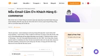 Tìm hiểm ngay các Mẫu Email Cảm Ơn Khách Hàng E-commerce mà có thể giúp bạn xây dựng được niềm tin ở cả khách hàng mới và khách hàng hiện tại. Sao Chép & Dán hoàn toàn miễn phí!