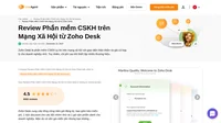 Bạn đang xem xét sử dụng Zoho Desk cho dịch vụ CSKH trên mạng xã hội của mình? Hãy xem qua bài review này và tìm hiểu cách thức nó hoạt động như thế nào trong các bài test của chúng tôi.