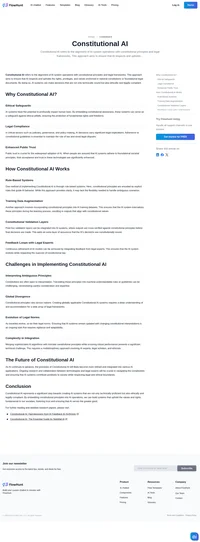 Explore Constitutional AI: Align AI with legal principles to enhance trust, ensure ethical safeguards, and maintain legal compliance. Visit to learn more!