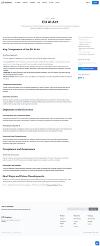 Discover how the EU AI Act, the first global AI regulation, ensures safe, transparent AI systems while promoting innovation and global competitiveness.