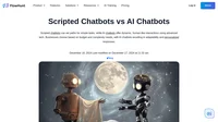 Explore the key differences between scripted and AI chatbots, their practical uses, and how they're transforming customer interactions across various industries.