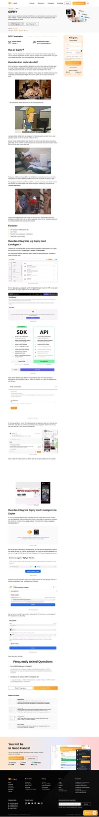 Giphy-integrasjonen for LiveAgent vil hjelpe deg å tilpasse billettene dine med GIF-bilder. Giphy integreres sømløst i billettsystemet ditt.