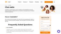Chat-støtte tilbys gjennom live chat-programvare. LiveAgent tilbyr online chat-støtte for sine kunder. En kunderepresentant står klar til å hjelpe.