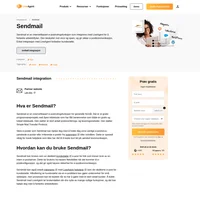 Sendmail er en generell e-postrutingsfunksjon med avansert SPAM-beskyttelse som kan integreres med LiveAgent helpdesk.