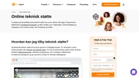 Online teknisk støtte er assistanse gitt til kunder online (over nettet). Den kan leveres gjennom ulike kanaler; Chat, e-post osv.
