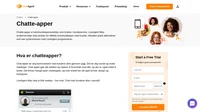 Chat-apper lar deg kommunisere med en kunde i sanntid. Du kan finne live chat-verktøyet som en av 175 funksjoner også i LiveAgent helpdesk.