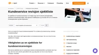 Fyll ut denne revisjonssjekklisten for kundeservice for å få en klar oversikt over den nåværende tilstanden til kundeservicen din, slik at du kan ta de nødvendige skritt for å forbedre den.