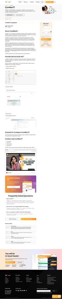 Det har aldri vært enklere å bruke ComMeeTT VoIP-nummer med vår LiveAgents løsning. Sjekk ut artikkelen vår for å lære mer.