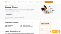 Opprett, rediger og del Google-dokumenter fra LiveAgent. Bare integrer Google-Sheets via Zapier og få fordelene umiddelbart.