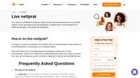 Live nettprat er en kommunikasjon mellom kunder og kunderepresentanter i sanntid gjennom en innebygd nettprat.