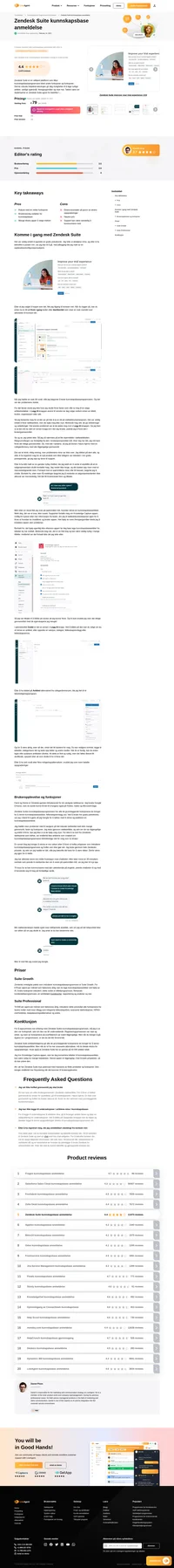 Vurderer du Zendesk kunnskapsbase? Ta en titt på vår anmeldelse og finn ut om det er riktig kunnskapsbaseprogramvare for din bedrift.