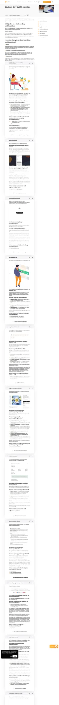 Vil du åpne en Etsy-butikk? Gjør deg klar til å selge som en proff ved å starte en Etsy-butikksjekkliste.