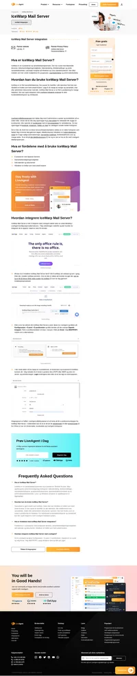 IceWarp er en samarbeidsprogramvare og en e-postserver som tilbyr dokument-, kalender- og e-postsamarbeid for bedrifter