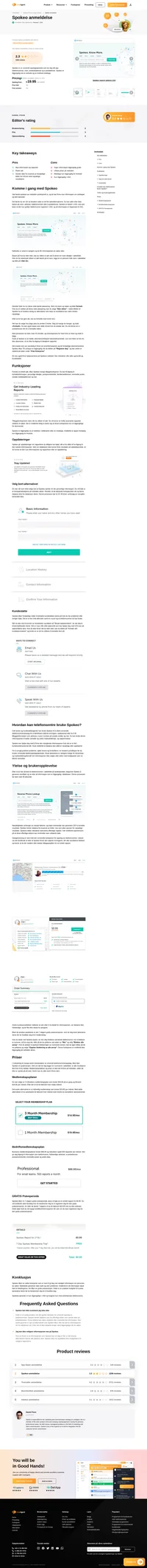 Vil du lære mer om Spokeo? Ta en titt på artikkelen vår for å finne ut hvordan den fungerer og hvordan den presterte i testene våre.