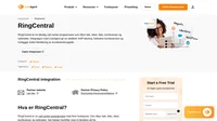 RingCentral-integrasjon lar deg administrere anrop/talepost/SMS fra kunder i LiveAgent når du legger til nummeret ditt.