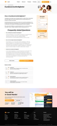 En kunderepresentant bør være godt dyktig og ha stor kunnskap om produkter. Han bør også lytte nøye etter hva kunden ber om.