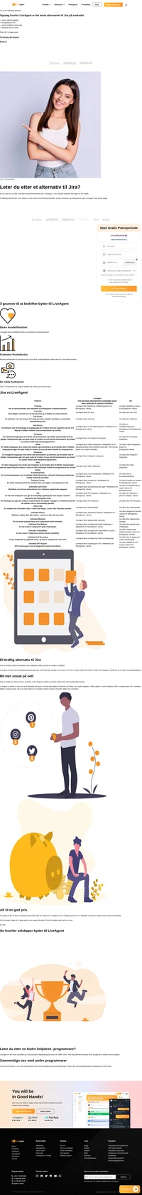 LiveAgent er den ultimate helpdeskløsningen for bedriften din. Et pålitelig billettsystem som dekker et stort antall kommunikasjonskanaler og mye mer.