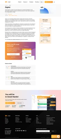 Integrer favorittappene dine med LiveAgient via Zapier. Zapier lar deg koble til et stort antall apper uten kompliserte installasjoner.