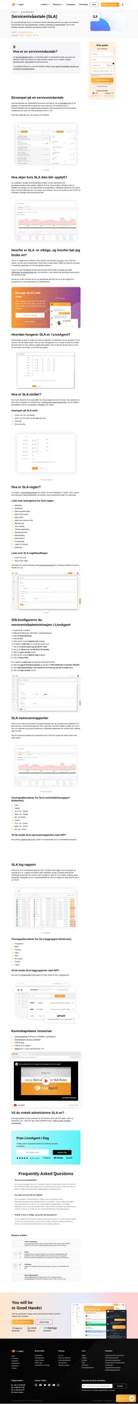 Servicenivåavtaler (SLA) kan forbedre effektiviteten til helpdesk ved å spesifisere målene agentene bør jobbe mot.