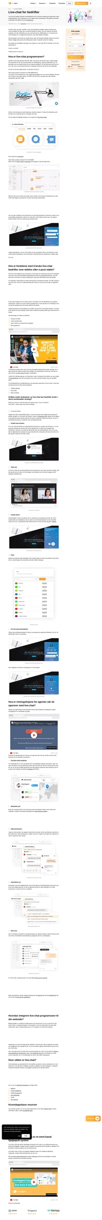 Gjør din kommunikasjon om til en risikofri bestrebelse og velg et kraftig kommunikasjons verktøy for din bedrift - live-chat fra LiveAgent.