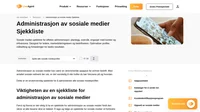 Vil du administrere sosiale medier som en proff? Ved hjelp av denne sjekklisten for administrasjon av sosiale medier vil kontoene dine ta av.