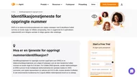 Identifiser hvilket telefonnummer innringeren hadde til hensikt å ringe med en identifiseringstjeneste for oppringte telekommunikasjonsnummer.