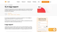 LiveAgent tilbyr en logg over oppfylte og tapte SLAer fra en bestemt tidsperiode og avdeling. Individuelle oppføringer kan sorteres etter ulike filtre.