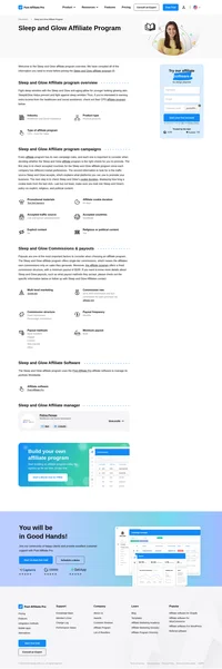 Learn about the Sleep and Glow Affiliate Program's key details, campaign restrictions, rules, commissions, and more before you join.