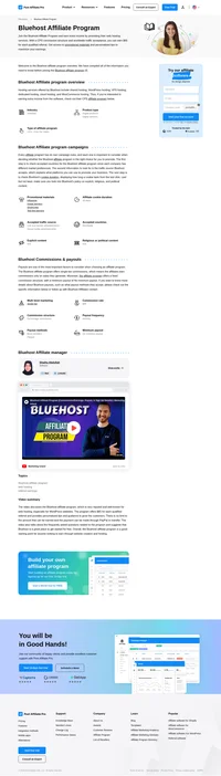 Learn about the Bluehost Affiliate Program's key details, campaign restrictions, rules, commissions, and more before you join.