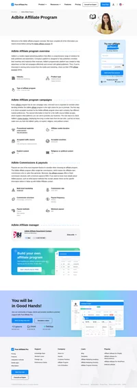 Learn about the Adbite Affiliate Program's key details, campaign restrictions, rules, commissions, and more before you join.