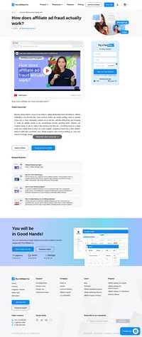 Discover the ins and outs of affiliate ad fraud in our concise video by TrafficGuard. Learn about tactics like cookie stuffing, domain spoofing, and compliance fraud that threaten affiliate marketing. Stay vigilant and explore strategies to detect and prevent these fraudulent activities, ensuring a trustworthy and profitable industry. Visit now to boost your knowledge and protect your affiliate campaigns!