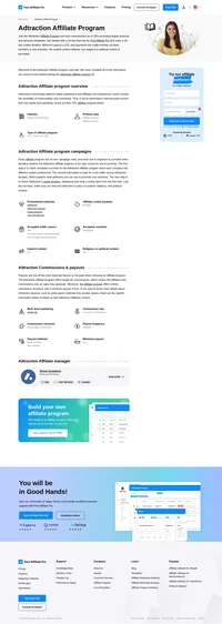 Learn about the Adtraction Affiliate Program's key details, campaign restrictions, rules, commissions, and more before you join.