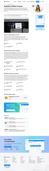 Learn about the RapidHits Affiliate Program's key details, campaign restrictions, rules, commissions, and more before you join.