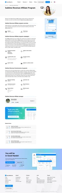 Learn about the Sublime Revenue Affiliate Program's key details, campaign restrictions, rules, commissions, and more before you join.