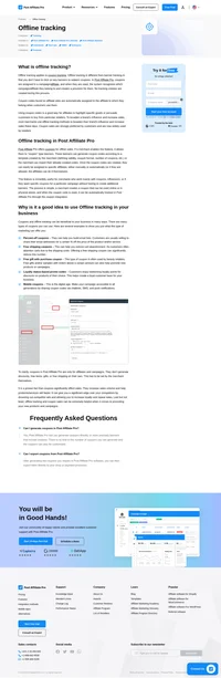 What is Offline tracking in Post Affiliate Pro, how to use it and what benefits it brings to your online business?