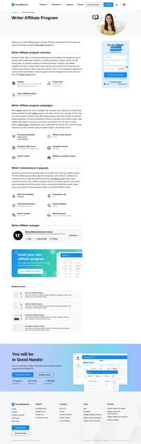 Learn about the Writer Affiliate Program's key details, campaign restrictions, rules, commissions, and more before you join.